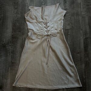 Champagne Urban Outfitters Mini Dress